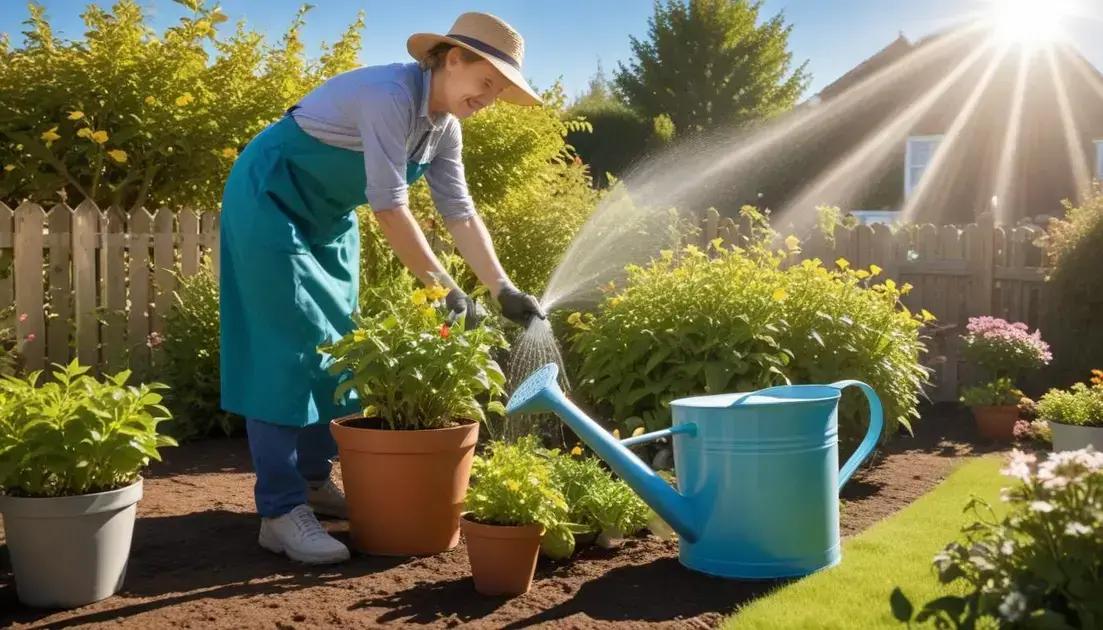 Watering techniques for thriving plants