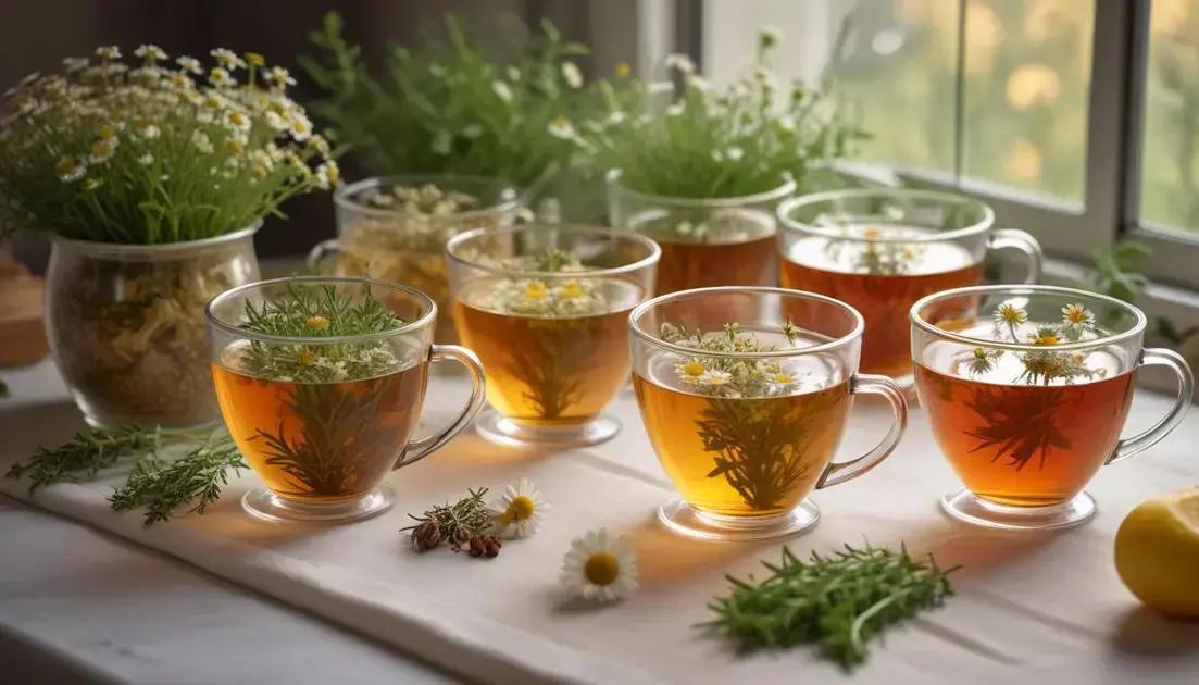 Health benefits of herbal teas