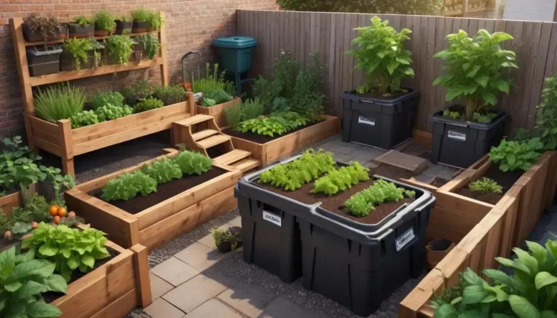 Garden composting for small spaces: maximize your waste efficiency