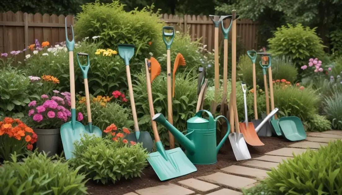 Garden tools list tips and tricks for an efficient gardening experience