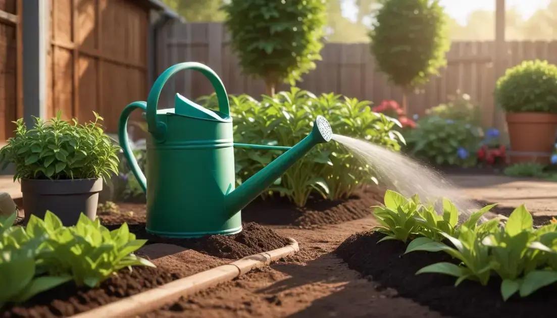 Best practices for watering your garden