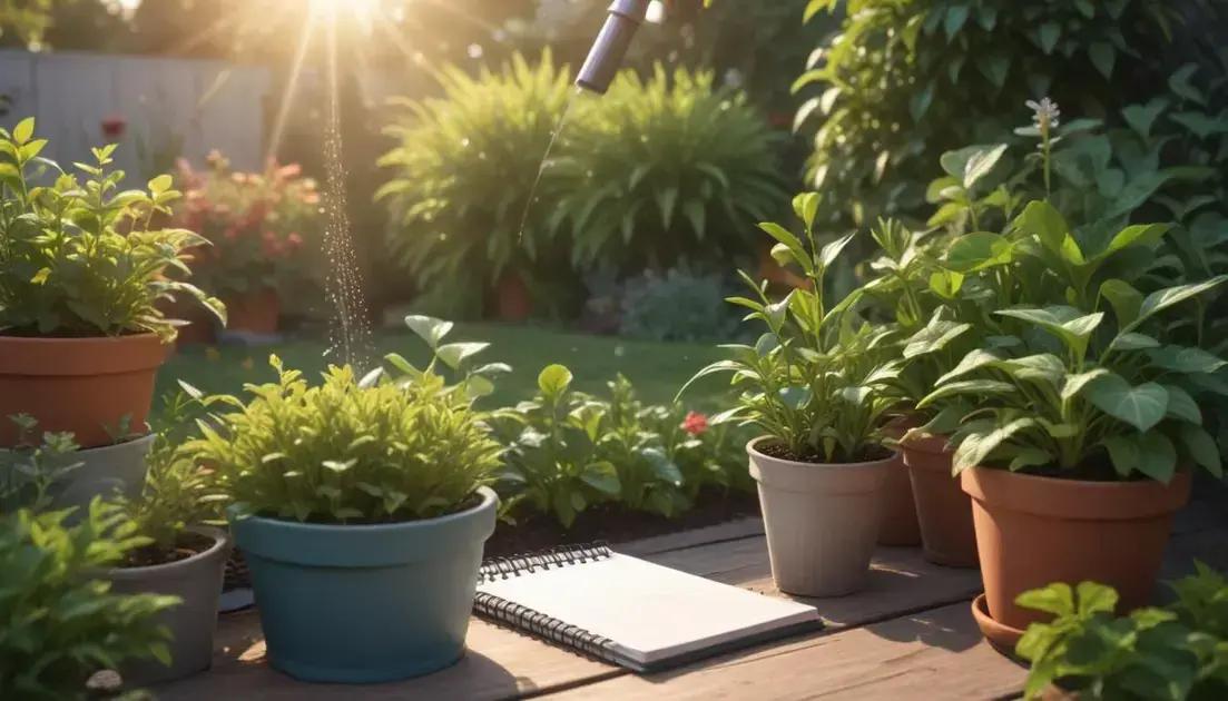 Creating a watering schedule that works