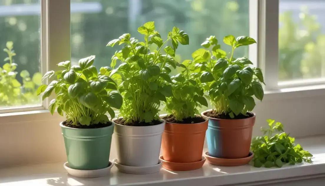 Creating a mini herb garden at home