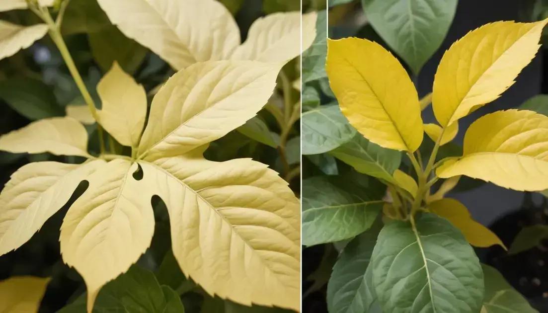 Leaf yellowing for beginners: how to identify and fix it