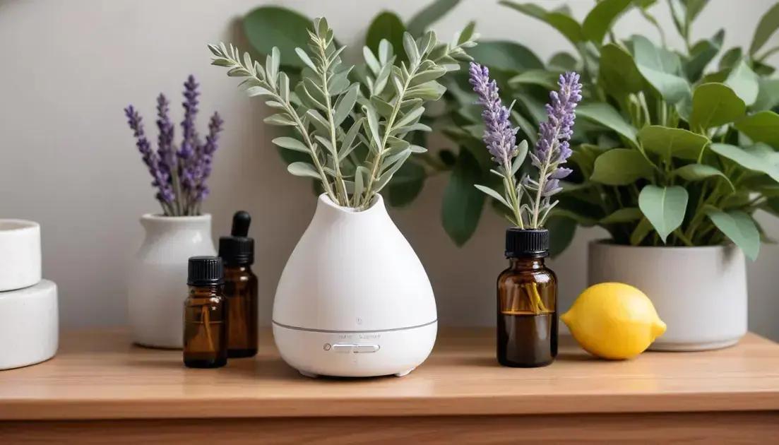 Essential oils for small space freshness