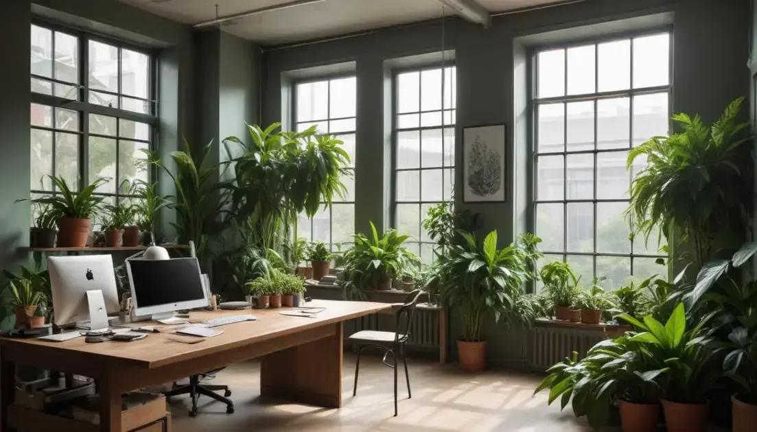 Best office plants practices for a healthier workspace